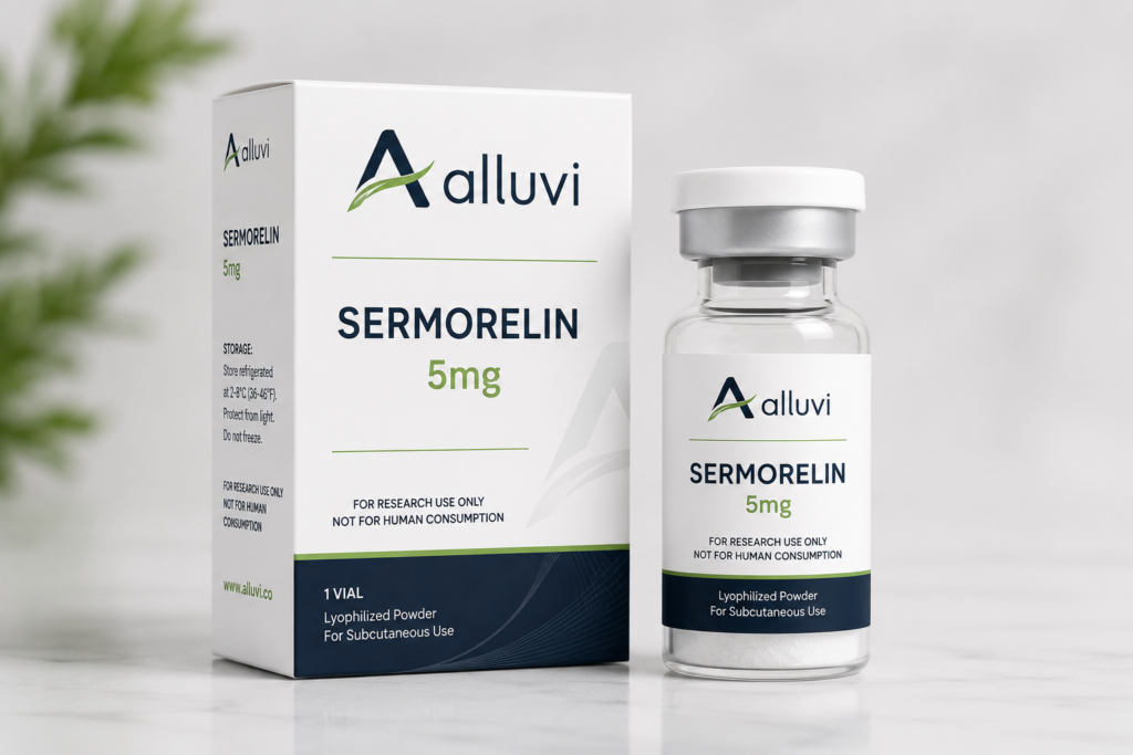 Sermorelin 5mg (GRF 1-29), alluvi, alluvi healthcare, alluvi healthcare uk, alluvi peptides, alluvi bz, alluvi shop, alluvi healthcare website, alluvi glow, alluvi health care
